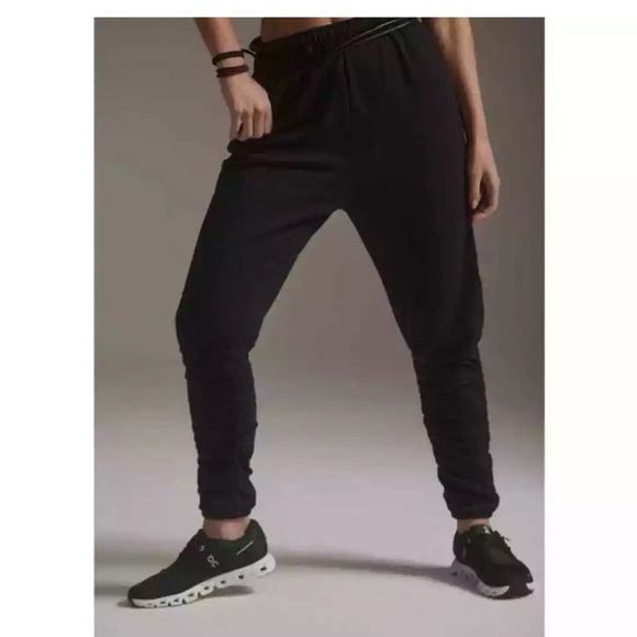 FREE PEOPLE MOVEMENT Field Goal High Rise Ruched Scrunch Pants Size S - Picture 1 of 10